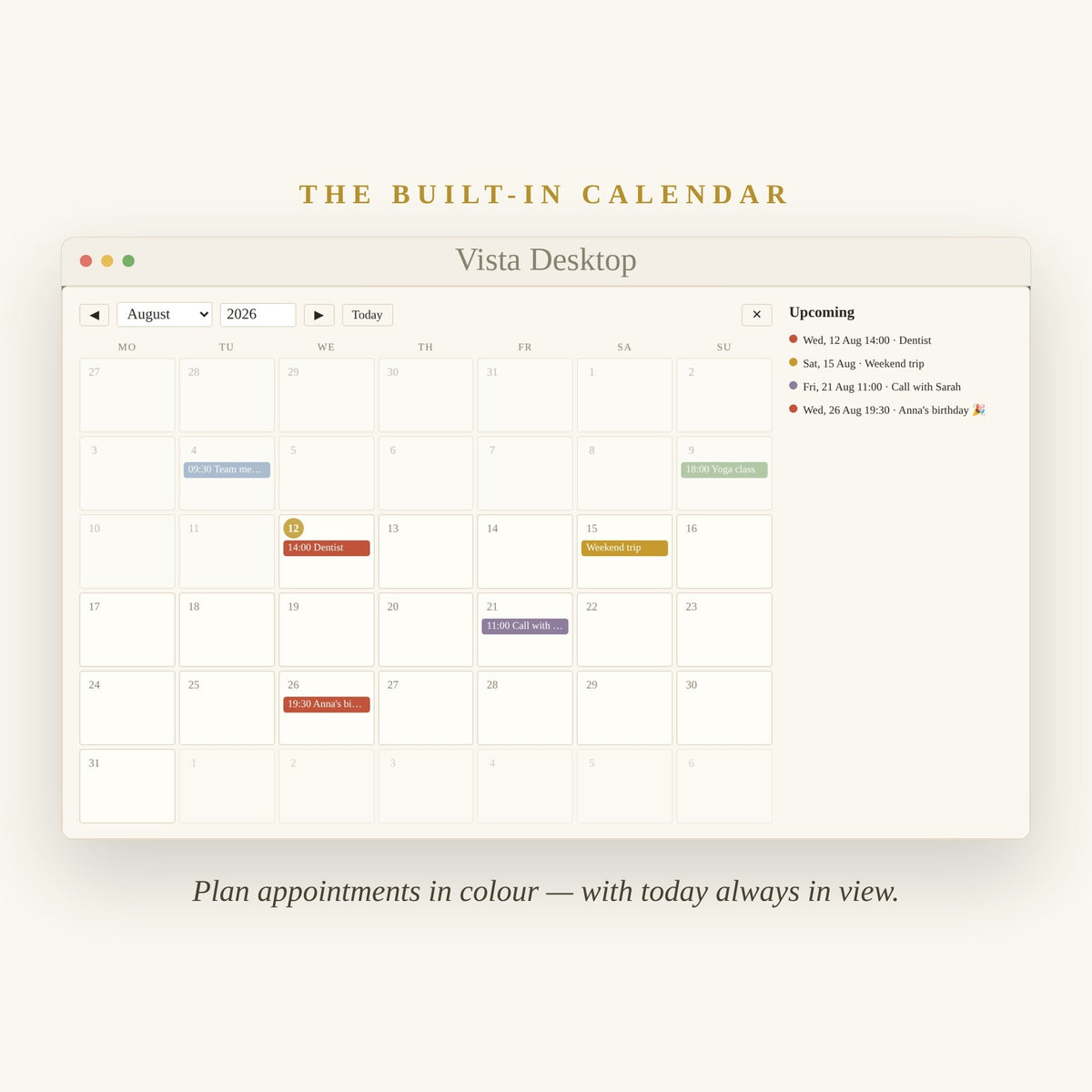 VistaDesktop - Versatile Personal Organizer (No Account, No Cloud)